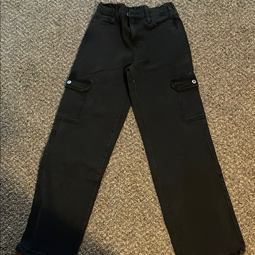 Black Cargo Pants